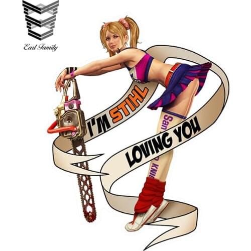 EARLFAMILY 13cm X 10.1cm STIHL Left Pin Up Gauche Car Stickers Styling JDM Vinyl Car Decal Window Wiper Tailgate Car Accessories