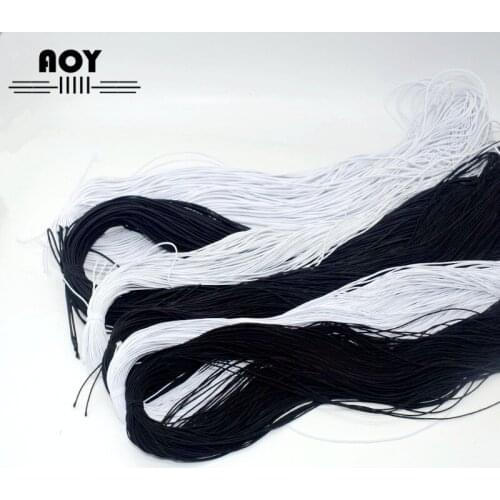 0.8/1/1.5/2/2.5/3/4mm Round High Elastic Line for DIY Sewing Craft Rubber Waist Stretch Rope Elastic Cord Accessories