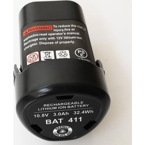 US 3.0Ah 10.8V Li-ion Rechargeable Battery Pack for 12V Bosch cordless Electric drill screwdriver GSA GSR GOS 10.8 V-LI