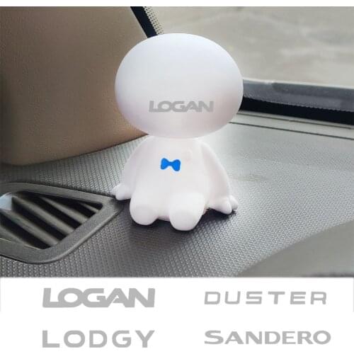 Cartoon Shaking Head Figure Car Ornaments Decorations Big Hero Doll Toys FOR Renault Dacia SANDERO LOGAN Stepway LODGY DUSTER