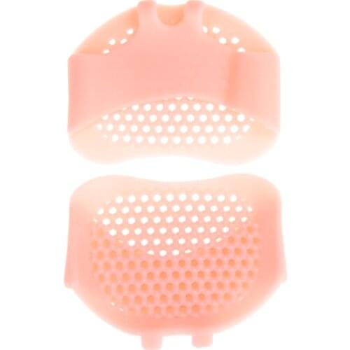 1Pair Soft Silicone Gel Toe Pads High Heel Shock Absorption Anti Slip-resistant Metatarsal Foot Pad Forefoot Pad Feet Pain