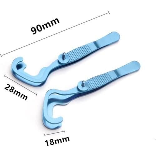 A set of Titanium Chalazion Forceps 86 surgical ophthalmic instrument