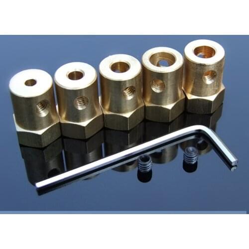 New 3mm/3.17mm/4mm/5mm/6mm/7mm/8mm Motor Shaft Coupling Coupler for DIY