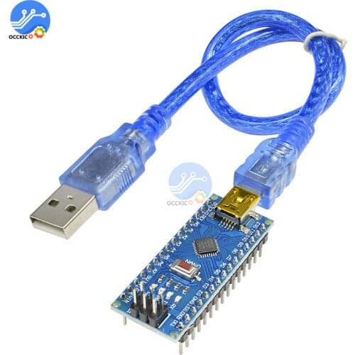 Nano V3.0 3.0 Mini USB ATmega328 ATmega328P CH340 5V 16M Micro-controller Board Moudle CH340G For Arduino With USB Cable