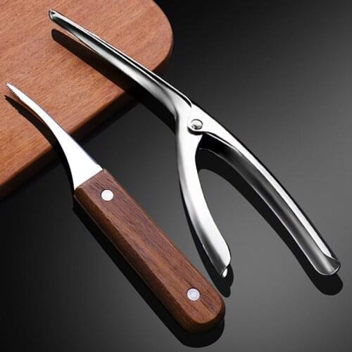 Stainless Steel Shrimp Peeler Shrimp Deveiner Practical Kitchen Seafood Tools Lobster Shell Remover Peel And Shrimp Line Knife