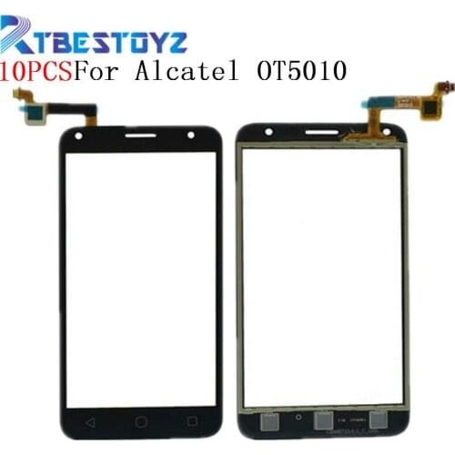 RTBESTOYZ Touch Screen Sensor Digitizer Glass For Alcatel One Touch PIXI 4 5.0 OT 5010 OT5010 5010D 5010E 5010G OT-5010