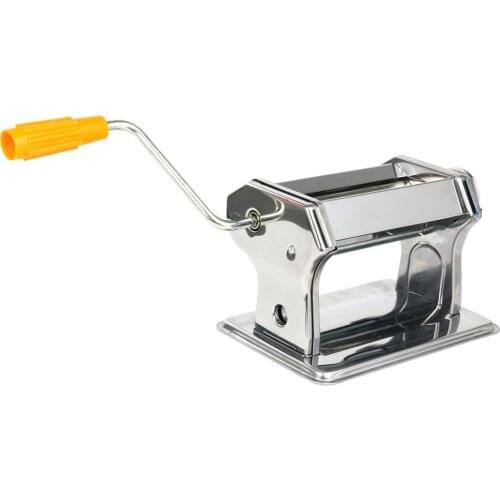 Hand Cranked Handmade Press Pasta Tools Non-Electric Portable Stainless Steel Craft Polymer Clay Rolling Machine Press Roller