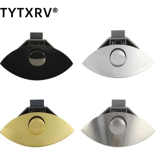 10-piece Outdoor Camper Push Lock RV Boat Cabinet Lock Handle Household Drawer Latch Button Lock Furniture Door Lock Hardware