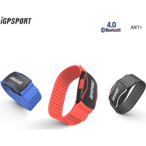 IGPSPORT HR 60 Cycling Bike Computer Heart Rate Monitor ANT+ BLE Connect Smart Phone IPX7 Rechargeable Sport Sensor Equipment