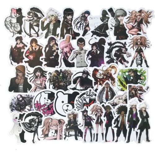 10/50PCS Mixed Danganronpa Game Stickers DIY Snowboard Laptop Luggage Fridge Guitar Graffiti Waterproof Classic Kid Toy Sticker