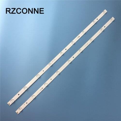 2pcs 72cm 9leds 27V Backlight Lamps LED Strips w/ Optical Lens Fliter for 39 inch 40 inch TV Panel Monitor New