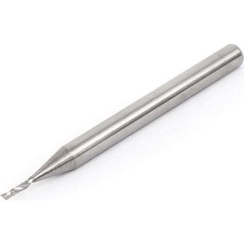 5pcs 3.175 Single Flute Carbide Spiral End Mill Shank Dia.x Cutting Dia. x Cutting Length