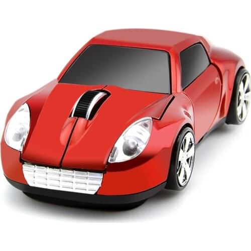 2.4G Wireless Car Mouse Mini Car Design Cool Mause 3D Sport 1600 DPI USB Optical Computer Mice Gamer For PC Laptop Gift Notebook