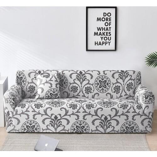 Floral Printed Slipcovers Stretch Plaid Sofa Covers for Living Room Elastic Couch Chair Cover Sofa Towel Home Decor 1/2/3/4-seat