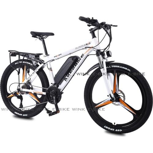 26inch Electric Bike for Adults 350W Ebike with 36V 13Ah Removable Lithium-ion Battery Lightweight Suspension Fork e-bike