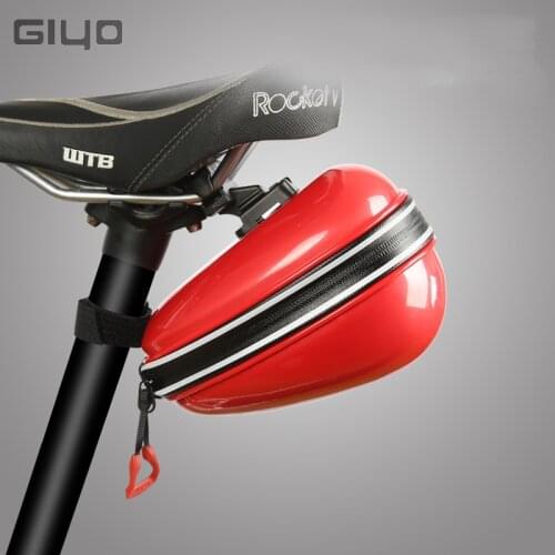 GIYO G-6 Waterproof Mini Hard Shell Saddle Bag Mountain Bike Tail Package Folding Bicycle Riding Equipment