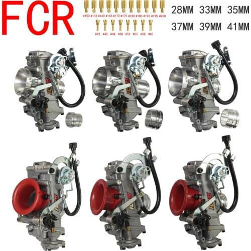 FCR28 31 33 35 37 39 41mm Carburador for CRF450-650 Motores De Corrida KTM Husqvarna450 FS450 Bom Poder Keihin