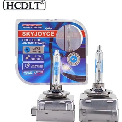 HCDLT 2020 New OEM High Bright 5500K D1S Xenon Light Bulb 55W D3S Car Upgrade Headlight Bulbs For D1 D3 Auto Headlamp Twin Pack