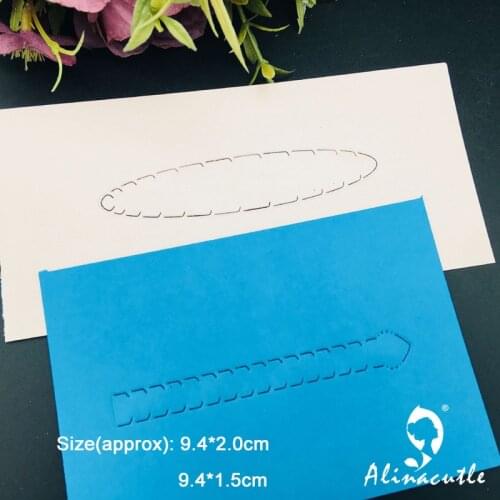 Metal Cutting Die 3pc Surprise Zipper Scrapbooking Paper craft album Handmade Card Cutter Punch art cutter Alinacutle