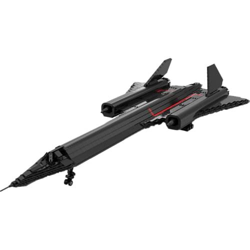 MOC SR-71 Fighters Black Plain Bird Space Building Blocks Bricks Hith-Tech Model DIY Toys Childrens Education Boys Toys 1968PCS