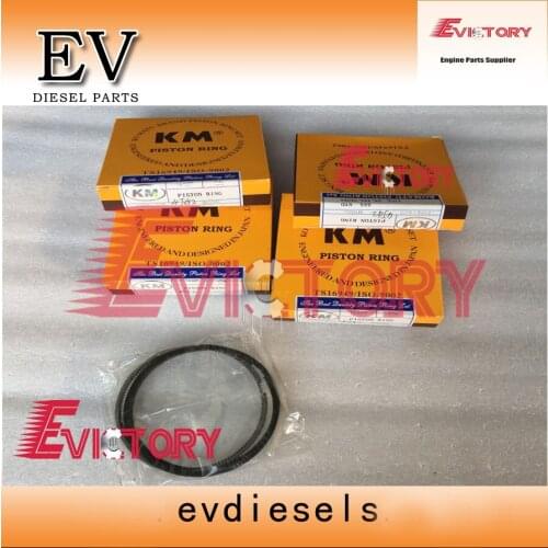 EV For Isuzu engine forklift excavator 4JG2 4JG2T piston ring set