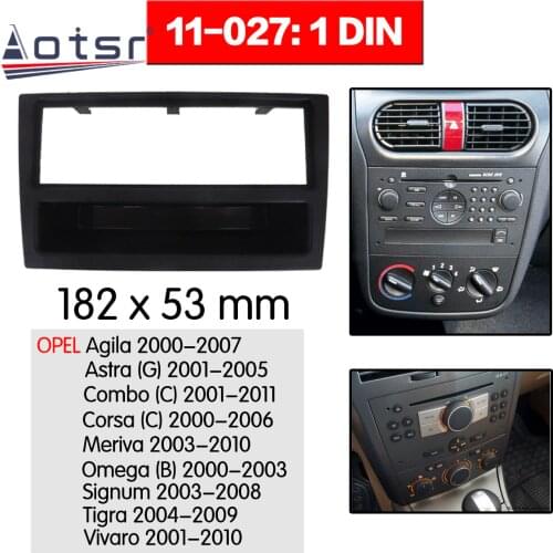 Car Radio frame Audio Fascia For OPEL Astra (H) 2004 - 2010 Car Stereo Radio Fascia Panel Installation Adapter DVD player Frame
