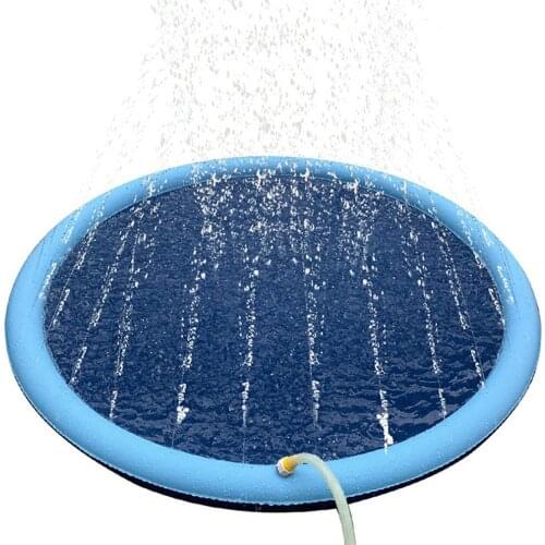 Hot selling Pet Sprinkler Pad Play Cooling Mat Swimming Pool Inflatable Water Spray Pad Mat Tub Summer Cool Dog Bathtub For Dogs