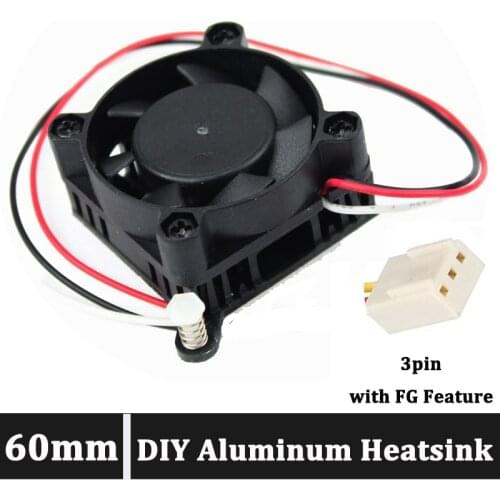 Hole Distance 60mm 12V Cooler Cooling Southbridge Nothbridge Heatsinks DIY Aluminum Heatsink