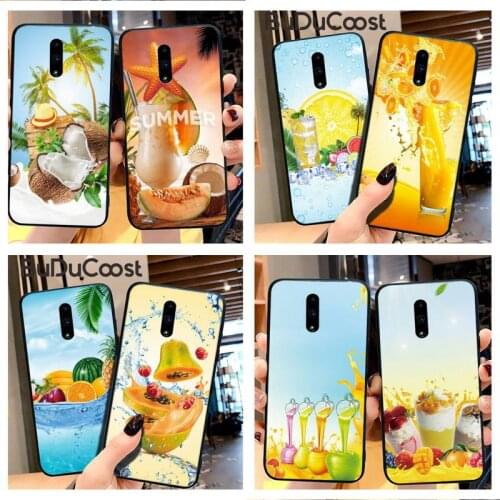 Reall Ice Summer Cold Drink fruits Phone Case For Redmi 6 4X 7 7A 8 GO K20 Note 4 4X 5 5A 6 6 Pro 7 8 8pro