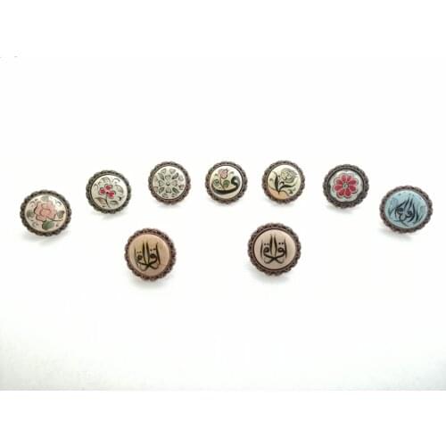 Adjustable ring with decorative tile stone ring rings rings for women gothic jewelry jewelery vintage valentines day gift tile