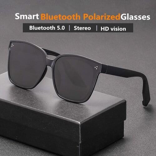 Smart Bluetooth Polarized Sunglasses With Headphones 2021 New Luxury Fashion Stereo Music Calling Sunglasses Men And Women
