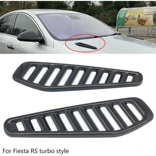 Fiesta RS turbo style ABS plastic bonnet vents For Fiesta RS Turbo Style ABS Plastic Bonnet Vents Gloss Black Finish Universal