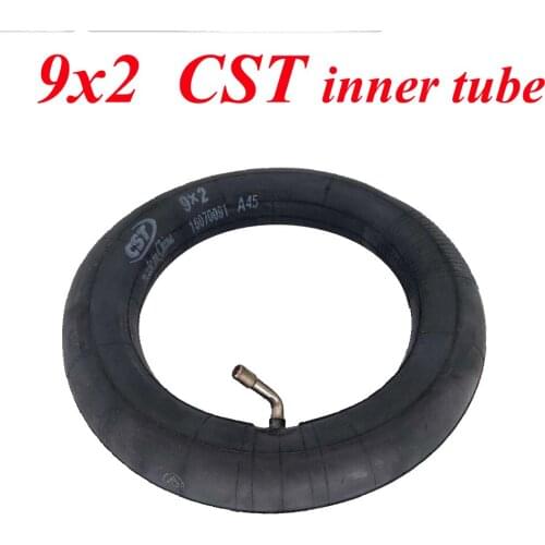 9x2 Inner Tube for Xiaomi Mijia M365 Electric Scooter 8 1/2x2 Upgrade Enlarged Tube Curved Straight Nozzle Thickened CST Tire