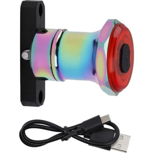 Bike Bicycle Waterproof Smart Brake Light Sense LED Safe Light USB Bike Rear Tail Light Bike Rear Light Technology