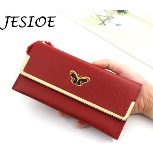 Women Long Clutch Wallet Large Capacity Luxury Wallets Female Butterfly Purse for Lady Purses Phone Pocket Card Holder Carteras