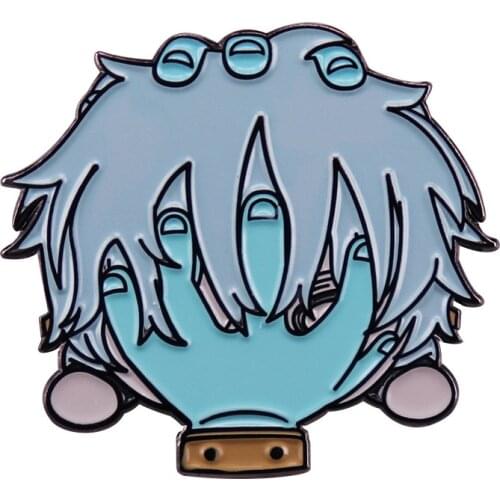 1 Pcs New Anime My Hero Academia Cosplay Brooch Pins Figure Shigaraki Tomura Enamel Metal Badges for Hat Bag Collar Toys Gifts