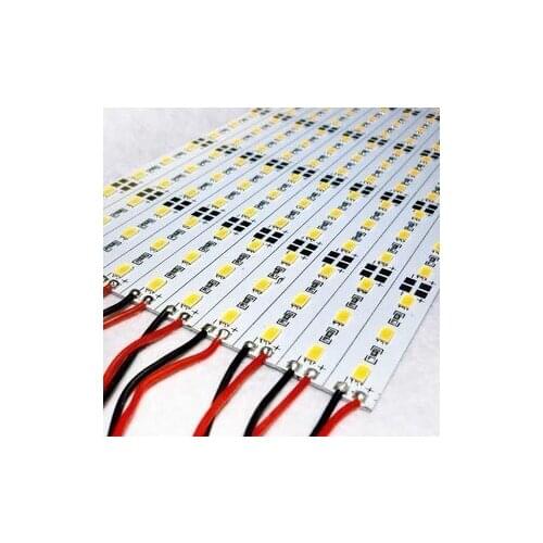 100pcs/lot LED bar light rigid led strip aluminium profile 100cm/pcs SMD 5630 14W/M DC 12V 72LEDs/M Red Green Blue