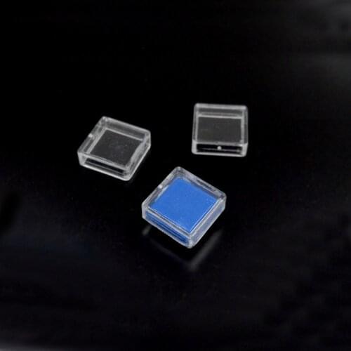 100pcs transparent button cap square button cap tactile switch button cap for 12*12mm switch buttons
