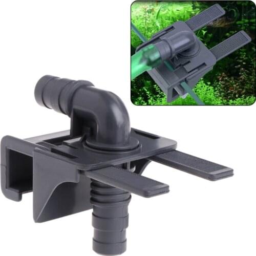 Aquarium Water Pipe Connector Fish Tank Mount Holder Inflow Outflow Stretchable