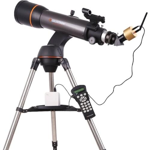 Angeleyes Gold Smart Wifi Wireless Eyepiece HD 2MP Pixel Professional Telescope Accessories Watch Stars View