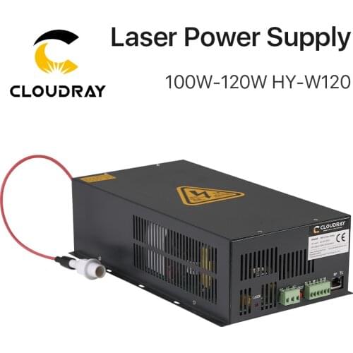 Cloudray 100-120W CO2 Laser Power Supply for CO2 Laser Engraving Cutting Machine HY-W120 T / W Series