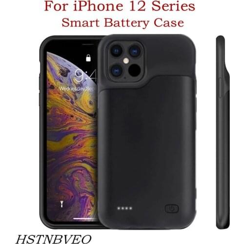 Battery Charger Cases for iPhone 12 12 Pro MAX Battery Case Portable Power Bank Battery Charging Cover for iPhone 12 Mini 12 Pro