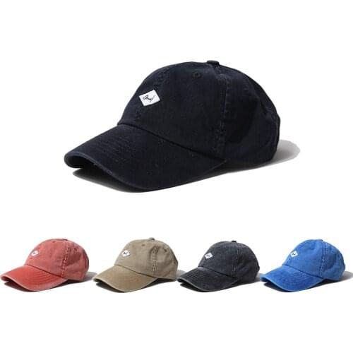 Clape Mens Baseball Cap Outdoor Summer Solid Color Washed Retro Distressed Hat Ladies Hat Outdoor Popular Unisex Dad Cap Womens