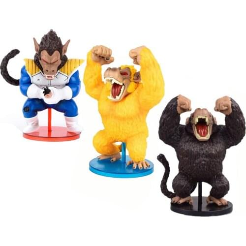 Dragon Ball Anime Dbz Gk Gorilla Orangutan Goku Great Ape Goku Vegeta Standbeelden Beeldje Model Doll Collection Toy Gift14Cm