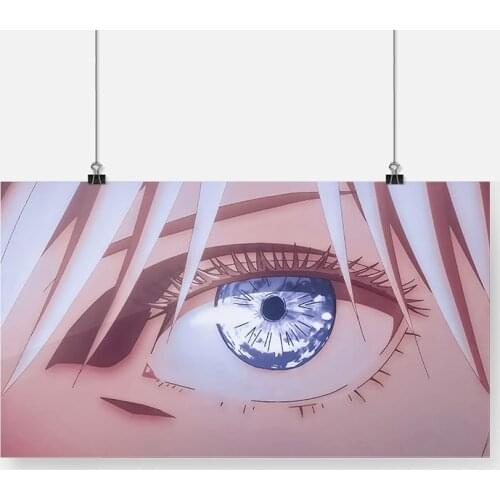 Satoru Gojo Eye Jujutsu Kaisen Canvas Painting Decor Wall Art Pictures Bedroom Study Home Living Room Decoration Prints Poster