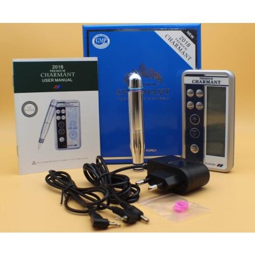 Digital Charmant Princesse Machine Kit Permanent Makeup Pen Control Power Set with Microblading Cartridge Needles
