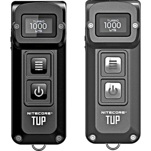 NITECORE TUP Keychain Flashlight CREE XP-L HD V6 1000 LM Rechargeable Flashlight Compact and Lightweight with Battery