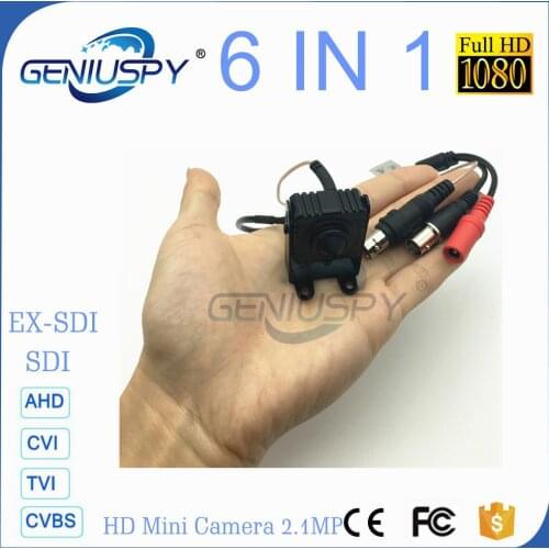 New 1080P SDI Mini Camera 2.0MP 1/3 Panasonic Starlight 0.0008LUX Full Hd Sdi Mini Camera Support TVI/CVI/AHD/CVBS/E-SDI/SDI