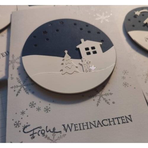 New Kids tree house circle frame metal Cutting Dies Stencils DIY Scrapbooking Paper/photo Cards Embossing Dies