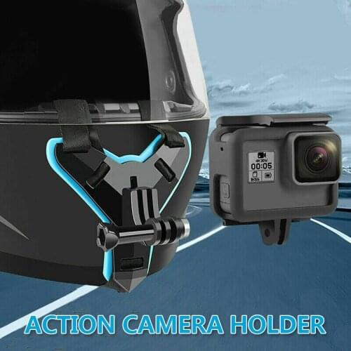 New Motorcycle Helmet Front Chin Mount Holder Tripod Bracket For GoPro Hero 7 6 5 Sports Camera Motorcycle accessories